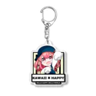 戦場えるざ画伯のえるざちゃんオリジナルグッズ Acrylic Key Chain