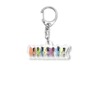 MolKaronのMolKaron７　鏡文字 Acrylic Key Chain