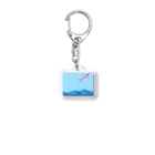 ドット絵で風景を描いたりしてますの桜　 Acrylic Key Chain