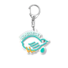 てとてととりのヒメウズラマーク Acrylic Key Chain