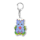 touriの怪獣とりんご Acrylic Key Chain