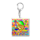 どりほぷのウズラ Acrylic Key Chain