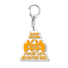 キッズモード某のレトロカーレーサー(イエロー) Acrylic Key Chain