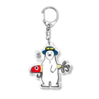 ワカボンドのルアーとシロクマさん Acrylic Key Chain