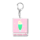 USAGI DESIGN -emi-のうさクリームソーダ Acrylic Key Chain