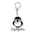 イラスト MONYAAT のぶわっとな スズメがちゅん A st*ak Acrylic Key Chain