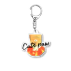 MyuKoraのCat's paw_ロゴ1 アクリルキーホルダー