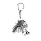 シロクマ商店のNOBODY-すべりだい Acrylic Key Chain