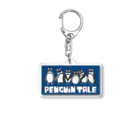 penguininkoのpenguin tale navyblue version② Acrylic Key Chain