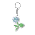 ampluieの紫陽花 Acrylic Key Chain