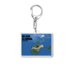 MY LUCK IS COMING.のDEEP DEEP DEEP.ラックくん Acrylic Key Chain