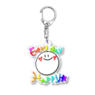 ma.ikのHappy　Smile☺ Acrylic Key Chain