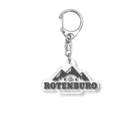 温泉グッズ@ブーさんとキリンの生活のROTENBURO(ダークグレー) Acrylic Key Chain