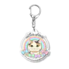 kima-maniのLots of cute 〜フリルとリボンと三毛猫と〜 Acrylic Key Chain