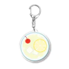 めるしのレモンスカッシュの平面図 Acrylic Key Chain