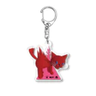 LONESOME TYPE ススの威嚇ネコ Acrylic Key Chain