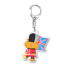 SESTA SHOPのテディベアの近衛兵さん(イギリス) Acrylic Key Chain