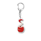 rabbiの【 赤 】 林檎 - apple Acrylic Key Chain