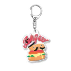 SESTA SHOPのBurgerさん アクリルキーホルダー