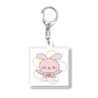 Anela’Eheuの天使のうさぎハピバニちゃん Acrylic Key Chain