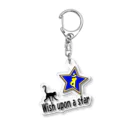 Yuko’ｓ Galleryの【開運祈願】星に願いを！ Wish upon a star! 申年生まれ守護梵字バン Acrylic Key Chain