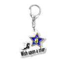 Yuko’ｓ Galleryの【開運祈願】星に願いを！ Wish upon a star! 辰年生まれ守護梵字アン Acrylic Key Chain