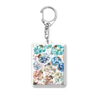 蜂須賀(Hachisuka)の蜂と紫陽花 Acrylic Key Chain