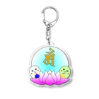 Yuko’ｓ Galleryの【開運祈願】巳年生まれ守護梵字アン Acrylic Key Chain