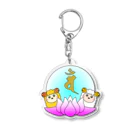 Yuko’ｓ Galleryの【開運祈願】未年生まれ守護梵字バン Acrylic Key Chain