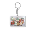 Lil joy sweetsのChristmas Cookies. Acrylic Key Chain