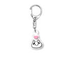 ぴーちショップのまゆねこポテ Acrylic Key Chain