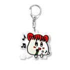 ウタハムちゃんです♪のウタハムちゃん(透明化) Acrylic Key Chain