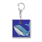 禮峰(raihou)のアトリエのクジラ君 Acrylic Key Chain