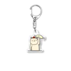 ＋Whimsyのピザ屋さんねこ Acrylic Key Chain