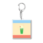 旅する東アジア ～忘不了的小旅行～のメロンソーダは哈密瓜！ Acrylic Key Chain