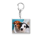 Two Dogs RecordsのTwo Dogs -Bathing- Acrylic Key Chain