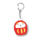 机上の空想ペットショップのだるまもる Acrylic Key Chain