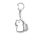 とことこ屋の思考停止した猫 Acrylic Key Chain