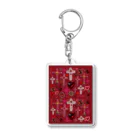 Merry Roseの十字架たち(red) Acrylic Key Chain