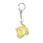 うさぎちゃんアイランドのトラちゃんとうさぎちゃん Acrylic Key Chain