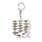 segasworksの白亜紀の牛たち Acrylic Key Chain