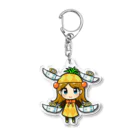 森のルーマのパイナップルちゃん Acrylic Key Chain