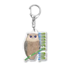 LalaHangeulのHORNED OWL (ミミズク) Acrylic Key Chain