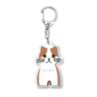 aiueoneko358の茶ハチワレちゃん Acrylic Key Chain