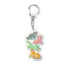 タタナ幻獣館のSWEET TIGERS Acrylic Key Chain