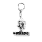 DINO DINERのアケミちゃんロゴ Acrylic Key Chain