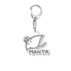 千月らじおのよるにっきのMANTA アクリルキーホルダー