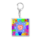 BAMI DESIGNのLOVE DJ Acrylic Key Chain