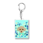 Masami’s artworksの[高発色版]フィガロくんとお花シリーズ Acrylic Key Chain