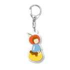 natchanのぷりんのいす Acrylic Key Chain